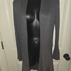 St. John's Bay Charcoal Open-Front Cardigan